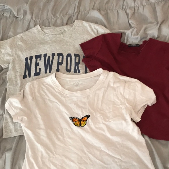 3 BRANDY MELVILLE SHIRTS - Picture 1 of 5